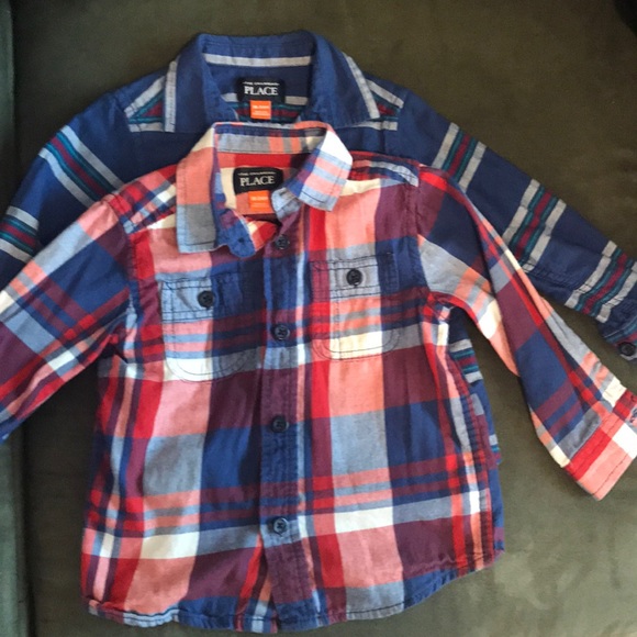 Children Place long sleeve 2 shirt bundle - Picture 2 of 3